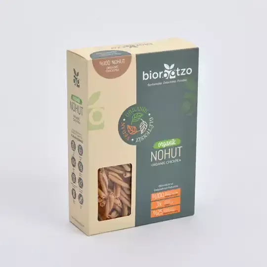Biorootzo Artizan Nohut Unlu Makarna Casarecce Glütensiz Vegan (200 gr) - 1
