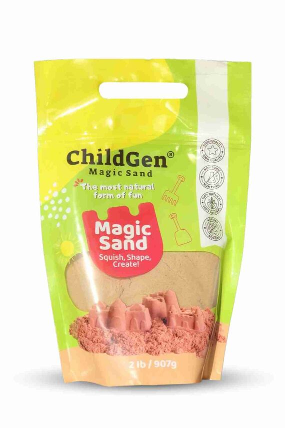 ChildGen Doğal Kinetik Kum Natural (907gr) Refill Paket - 1
