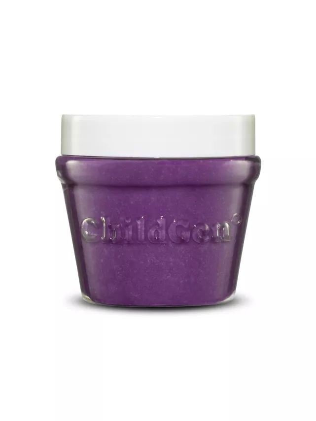 ChildGen Doğal Oyun Hamuru Mor Premium Kavanoz (125 gr) - 1