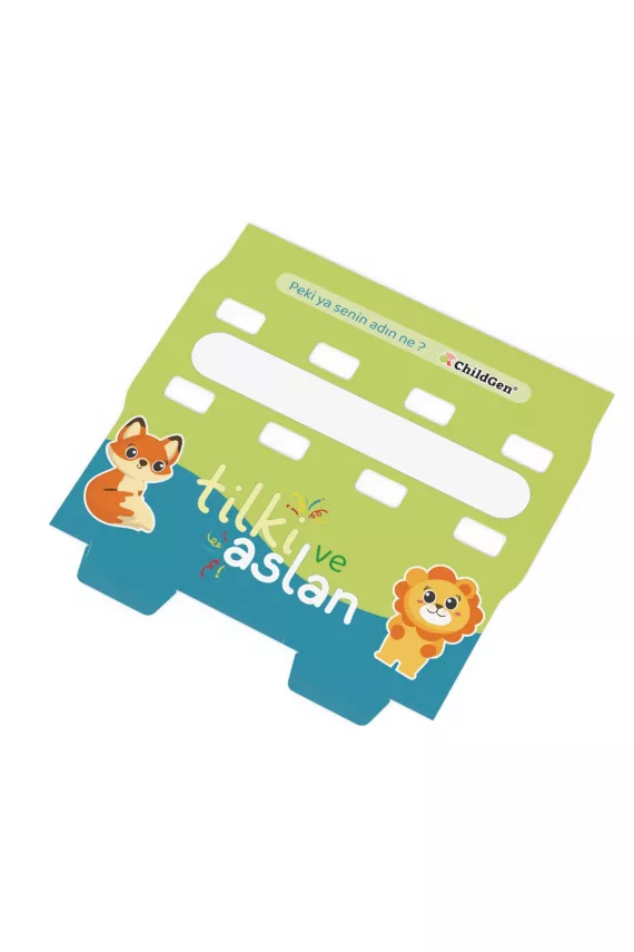 ChildGen Doğal Oyun Hamuru Tilki ve Aslan Set (Kırmızı & Mavi & Sarı & Yeşil) (4x65 gr) - 2
