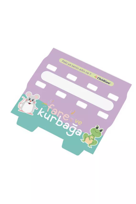 ChildGen Doğal Oyun Hamuru Kurbağa ve Fare Set (Mor & Mavi & Sarı & Yeşil) - 2