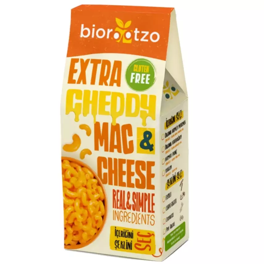 Biorootzo Extra Cheddy Mac & Cheese Gutensiz - 1