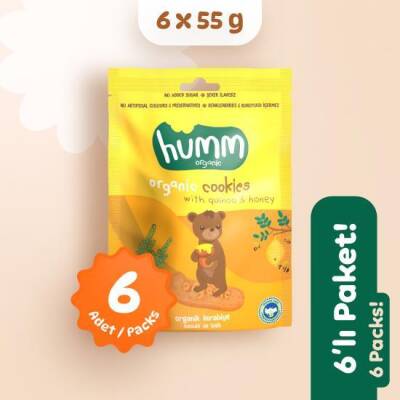 Humm Organik Ballı ve Kinoalı Kurabiye 6'lı Set