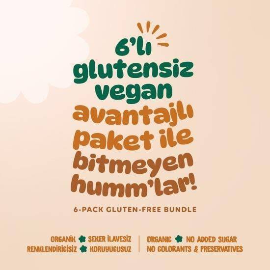 Humm Organik Kek 6'lı Set (Muzlu & Havuçlu ve Tarçınlı & Kakaolu ve Fındıklı) - 2