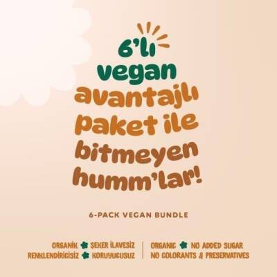 Humm Organik Kurabiye 6'lı Set (Tahinli ve Pekmezli & Zencefilli ve Tarçınlı & Çilekli) (1)