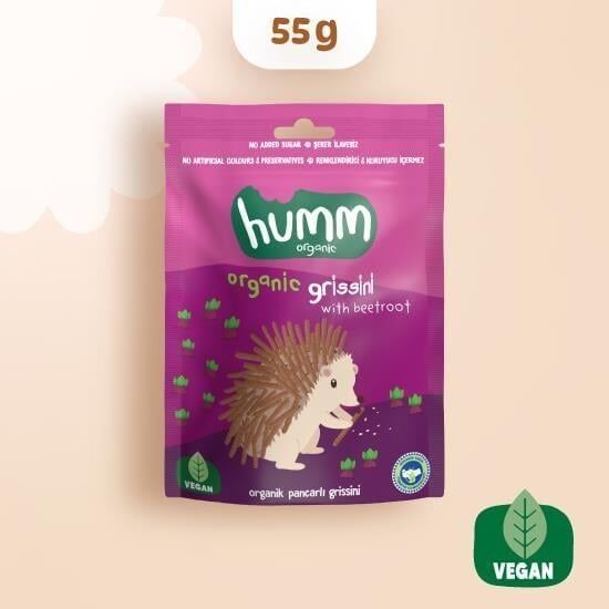 Humm Organik Pancarlı Grissini  Vegan (55 gr) - 2