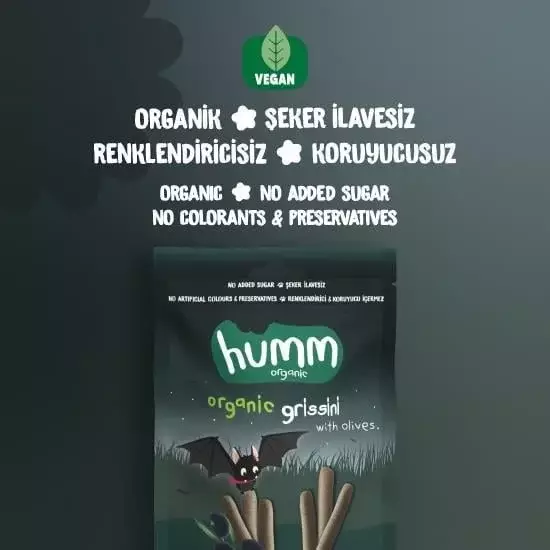 Humm Organik Zeytinli Grissini 6'lı Set - 2