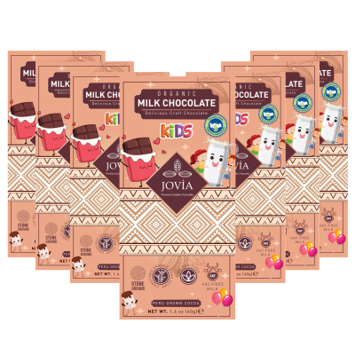 Jovia Organik Sütlü Çikolata (Çocuk) 7'li Set