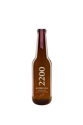 Kombucha 2200 Ananas Hibiskus Fermente Yeşil Çay (330 ml)