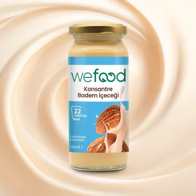 Wefood Konsantre Badem İçeceği (%100 Badem) 240 gr (1)
