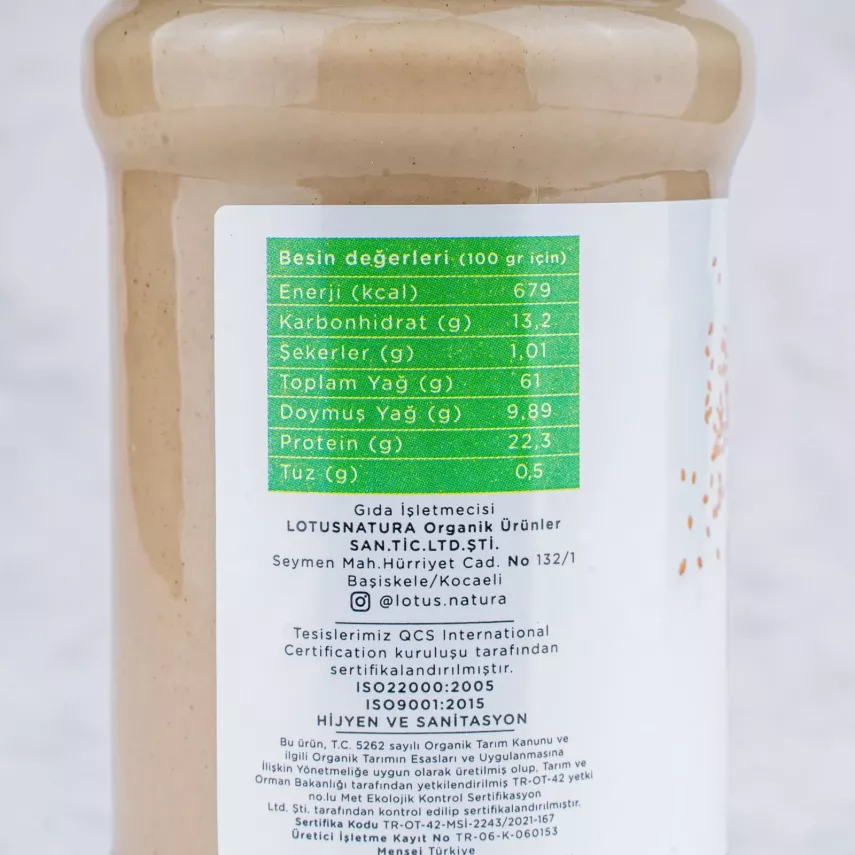 Lotus Natura Organik Tahin 300gr - 2