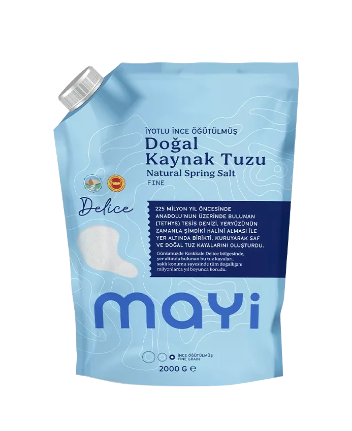 Mayi Tuz Öğütülmüş Sofra Tuzu (İyot İlaveli) 2000 gr - 1