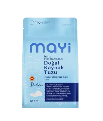 Mayi Tuz Öğütülmüş Sofra Tuzu (İyot İlaveli) 600 gr