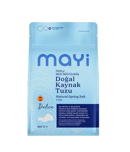 Mayi Tuz Öğütülmüş Sofra Tuzu (İyot İlaveli) 600 gr - 1