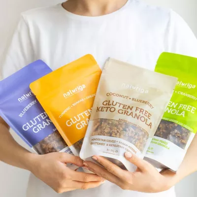 Naturiga Yaban Mersini & Mango Granola Glutensiz (250 gr) - 5