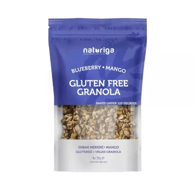 Naturiga Yaban Mersini & Mango Granola Glutensiz (250 gr)