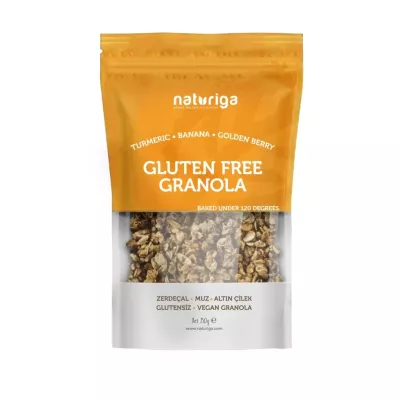 Naturiga Zerdeçal & Altın Çilek Granola Glutensiz (250 gr)