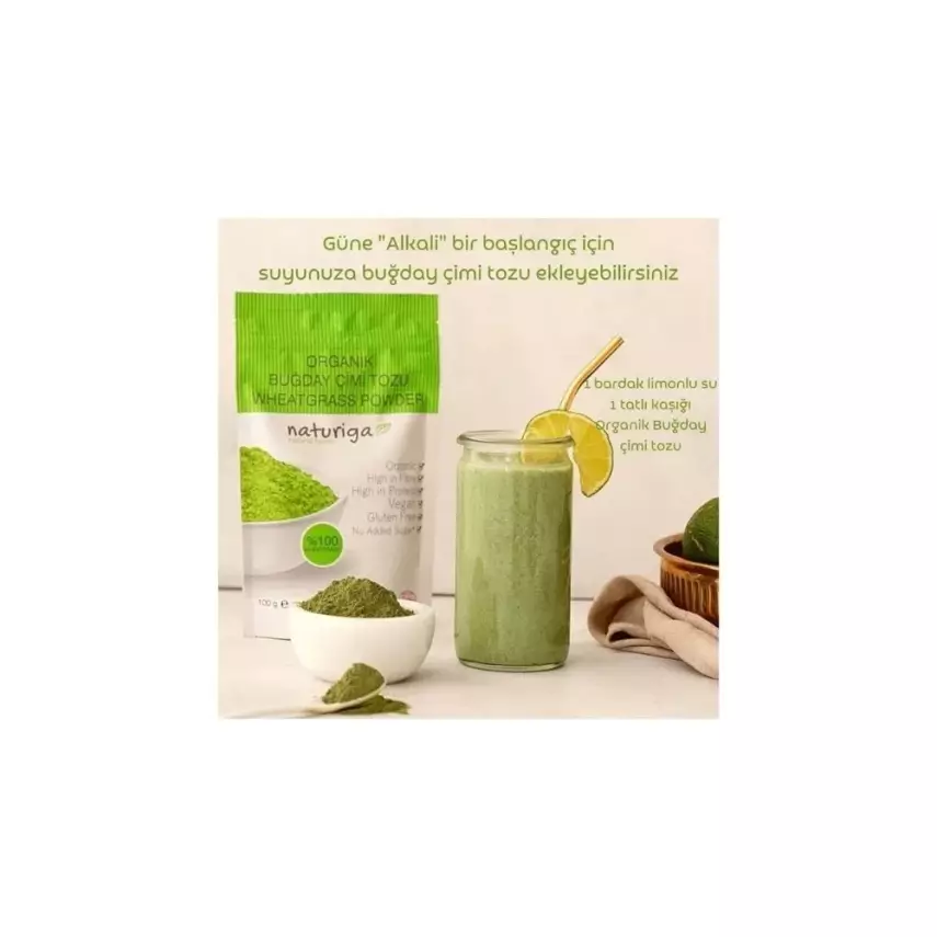 Naturiga Organik Buğday Çimi Tozu (100gr) - 4