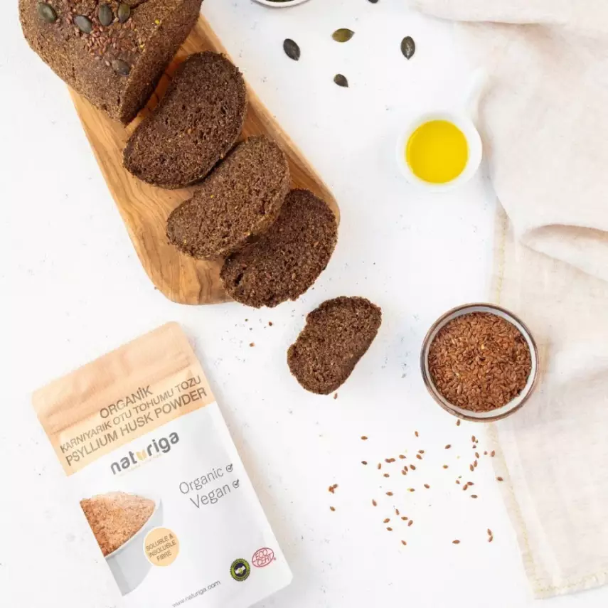 Naturiga Organik Karnıyarık Otu Tohumu Tozu (Psyllium Husk) 100 gr - 3