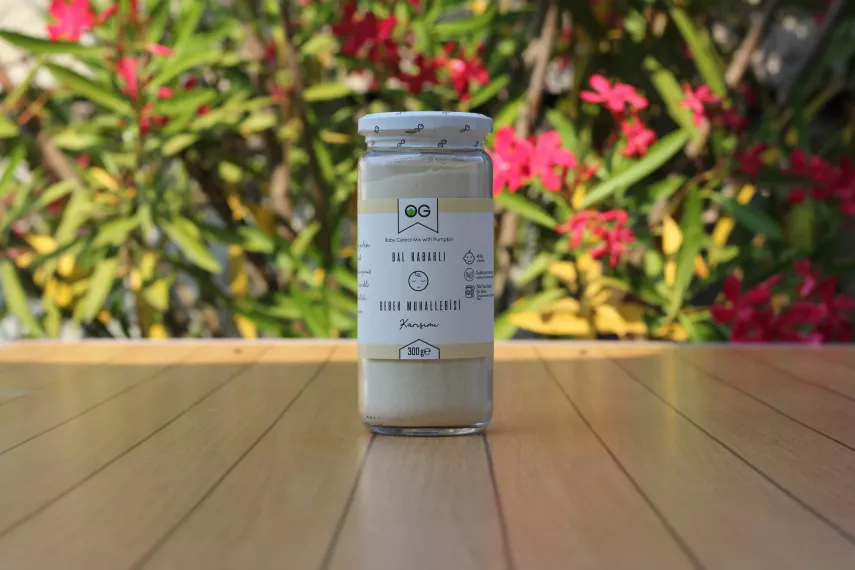 OG Natural Bal Kabaklı Bebek Muhallebi Karışımı +6 Ay (300 gr) - 2