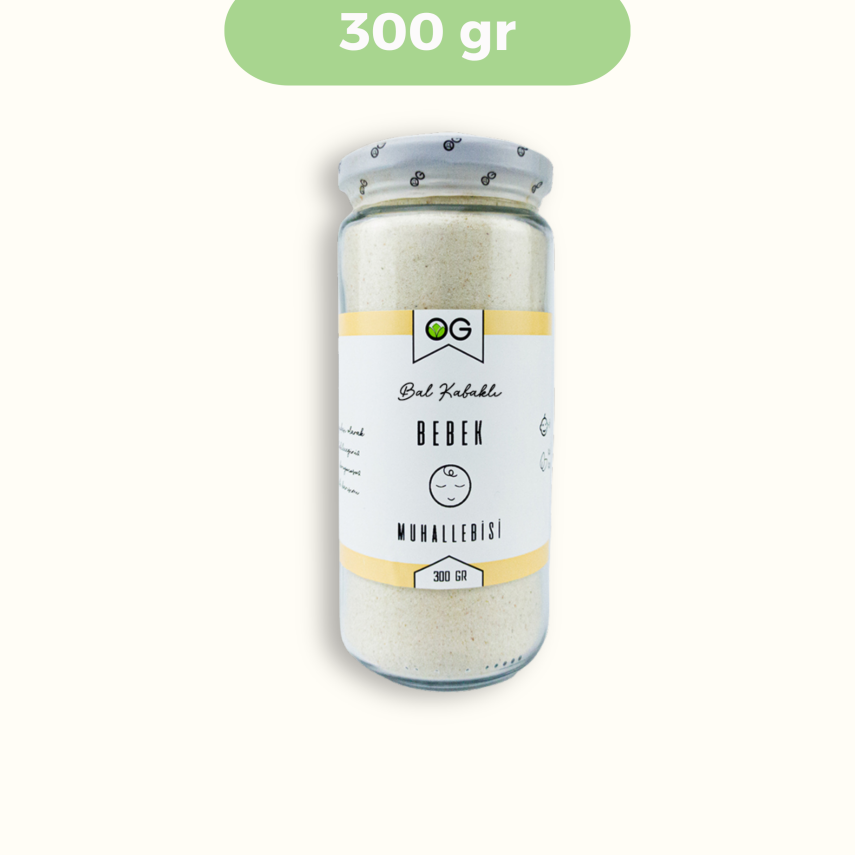 OG Natural Bal Kabaklı Bebek Muhallebi Karışımı +6 Ay (300 gr) - 1