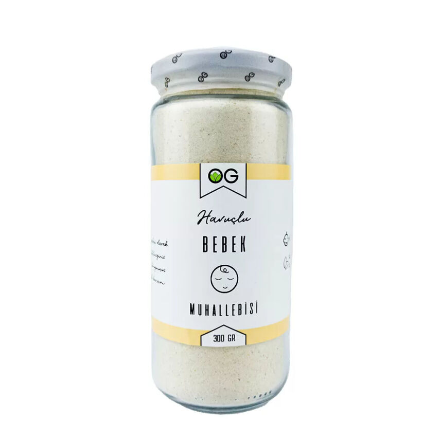 OG Natural Havuçlu Bebek Muhallebi Karışımı +6 Ay (300 gr) - 3
