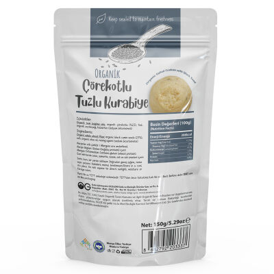 OG Natural Organik Çörekotlu Tuzlu Kurabiye (150 gr) (1)