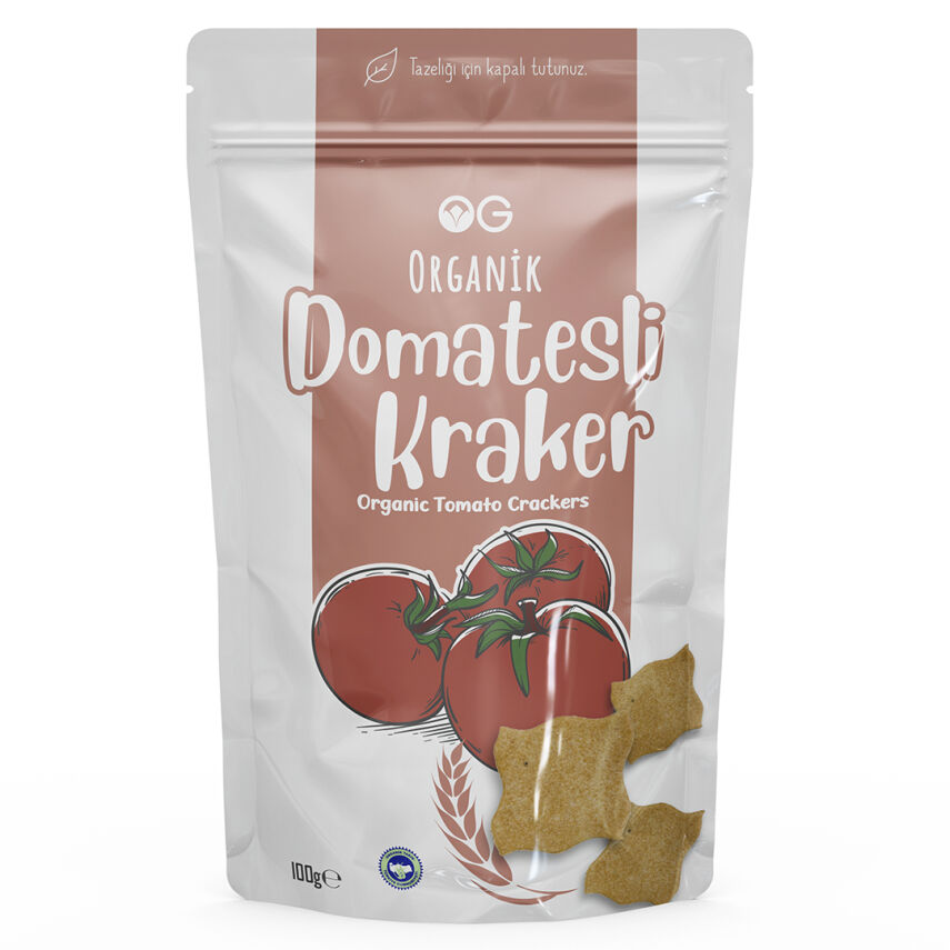 OG Natural Organik Domatesli Kraker (100 gr) - 1