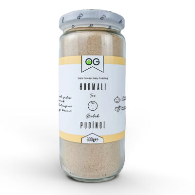 OG Natural Organik Keçiboynuzlu Bebek Muhallebisi (320 gr) ve Hurmalı Bebek Pudingi (300 gr) 2'li Set +8 Ay - 3