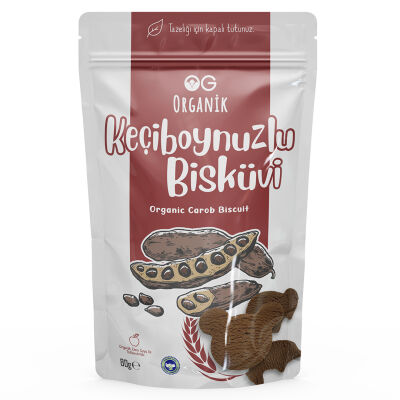 OG Natural Organik Keçiboynuzlu Bisküvi (80 gr)