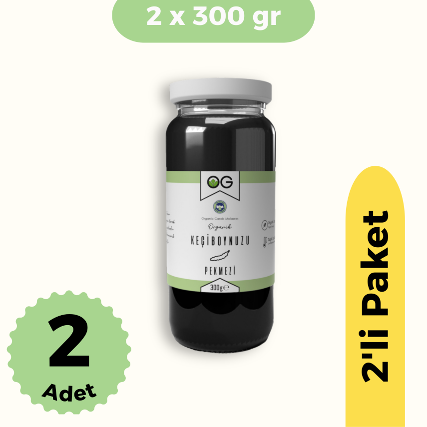 OG Natural Organik Keçiboynuzu Pekmezi 2'li Set (300 gr) - 1