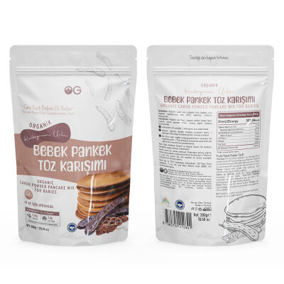 OG Natural Organik Keçiboynuzu Unlu Bebek Pankek Toz Karışımı +8 Ay (300 gr) - 3