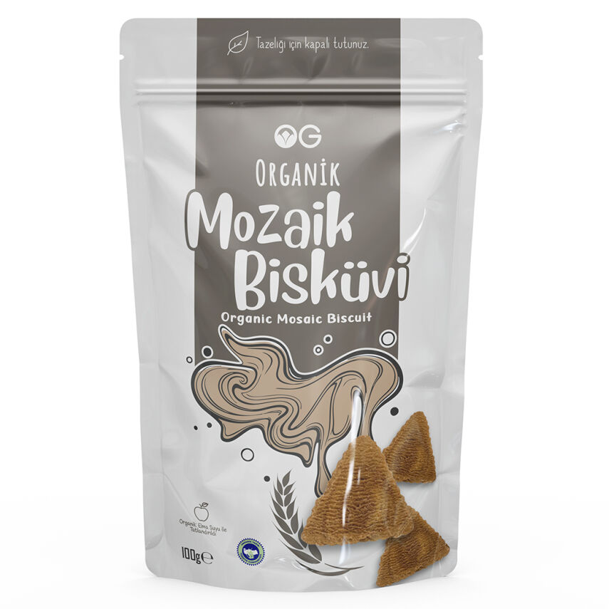 OG Natural Organik Mozaik Bisküvi (100 gr) - 1