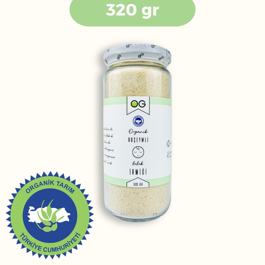 OG Natural Organik Ruşeymli Bebek İrmiği (320 gr) - 1