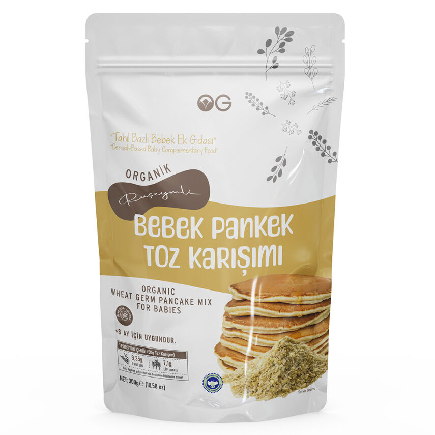 OG Natural Organik Ruşeymli Bebek Pankek Toz Karışımı +8 Ay (300 gr) - 2