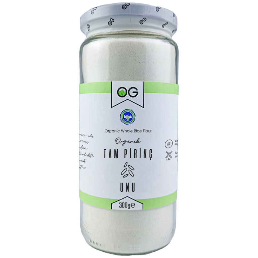 OG Natural Organik Tam Pirinç Unu (300 gr) ve Organik Keçiboynuzu Pekmezi (300 gr) 2'li Set - 2