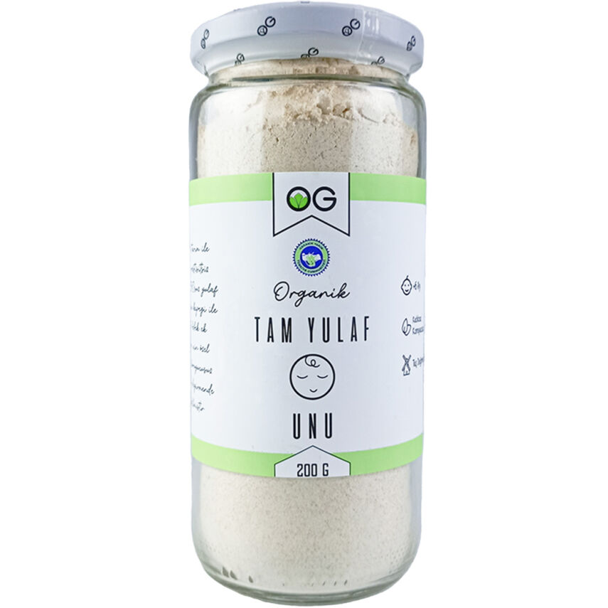 OG Natural Organik Tam Yulaf Unu 2'li Set +6 Ay (200 gr) - 2