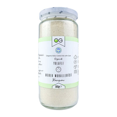 OG Natural Organik Yulaflı Bebek Muhallebisi Karışımı +6 Ay (300 gr) (1)