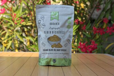 OG Natural Organik Zeytinyağlı Bebek Bisküvisi +6 Ay (300 gr) (1)