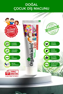 Organicadent Doğal Çocuk Diş Macunu (50 ml) (1)