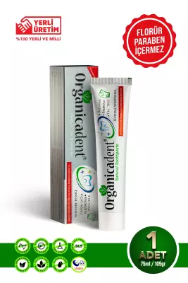Organicadent Üçlü Koruma Doğal Diş Macunu (75 ml) (1)