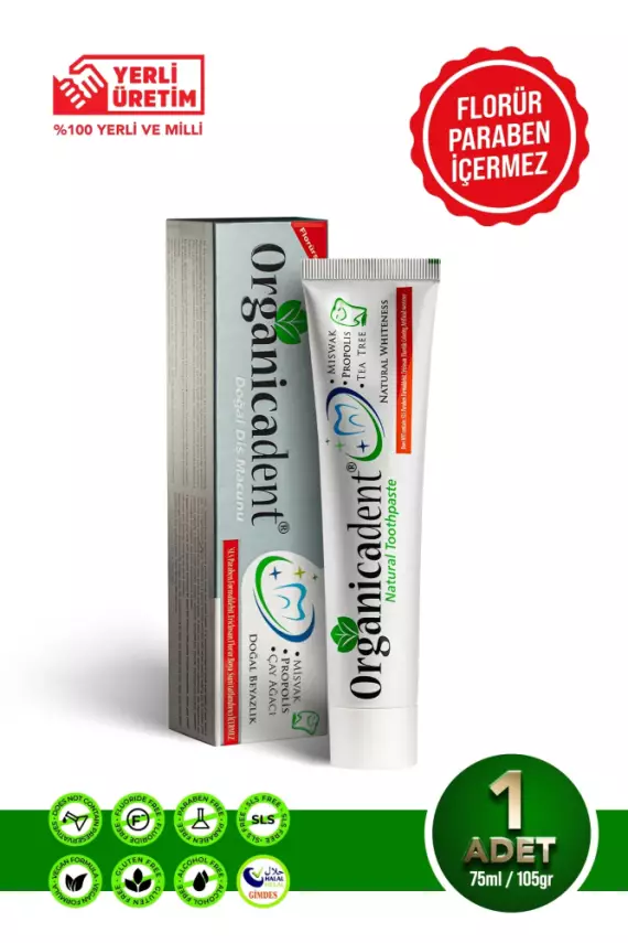 Organicadent Üçlü Koruma Doğal Diş Macunu (75 ml) - 2