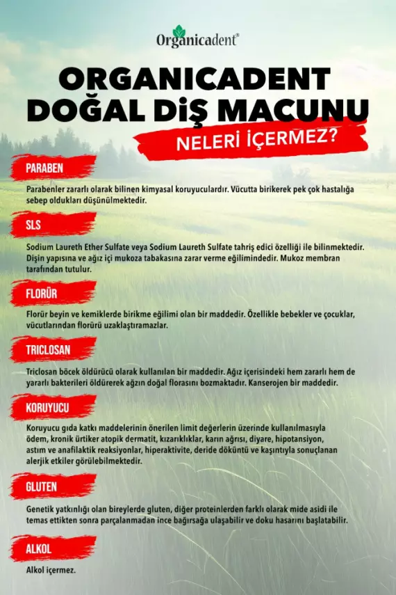 Organicadent Üçlü Koruma Doğal Diş Macunu (75 ml) - 4