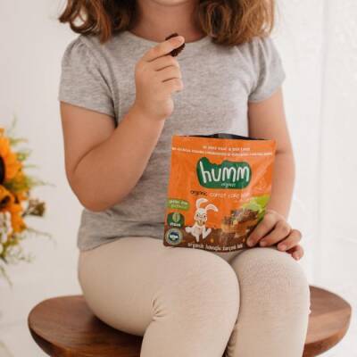 Humm Organik Havuçlu ve Tarçınlı Kek Glutensiz Vegan (30 gr) - 3