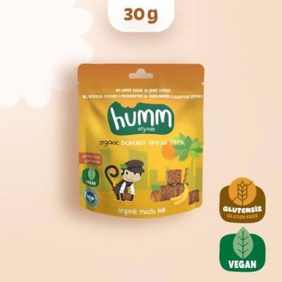 Humm Organik Muzlu Kek Glutensiz Vegan (30 gr)