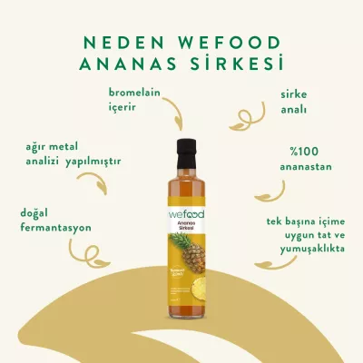 Wefood Ananas Sirkesi (500 ml) - 3