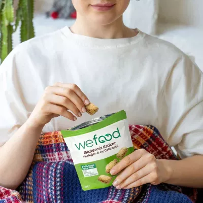 Wefood Glutensiz Fesleğenli Kraker 40 Gr - 6