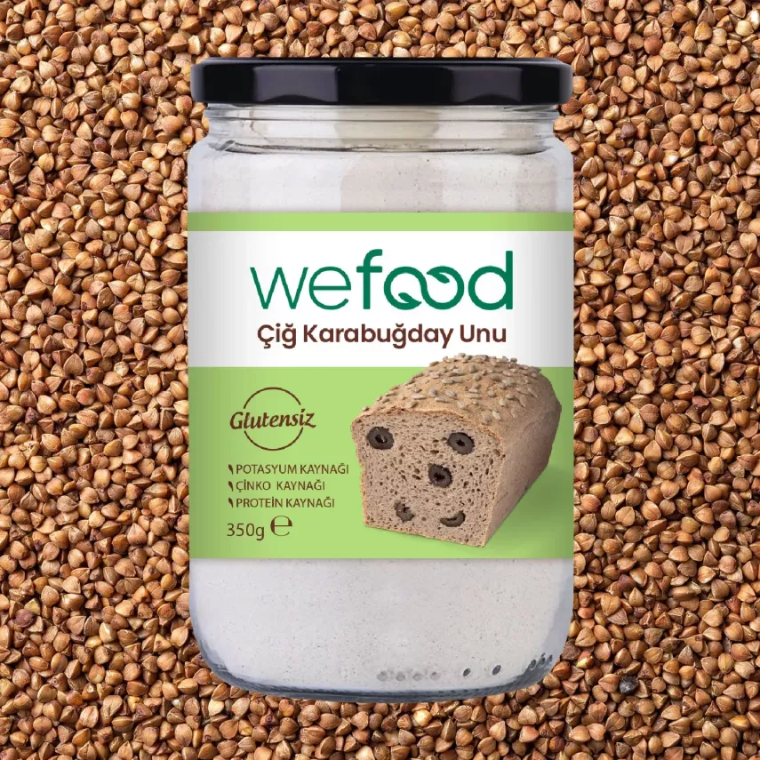 Wefood Çiğ Karabuğday Unu 2'li Set Glutensiz 350 gr - 3