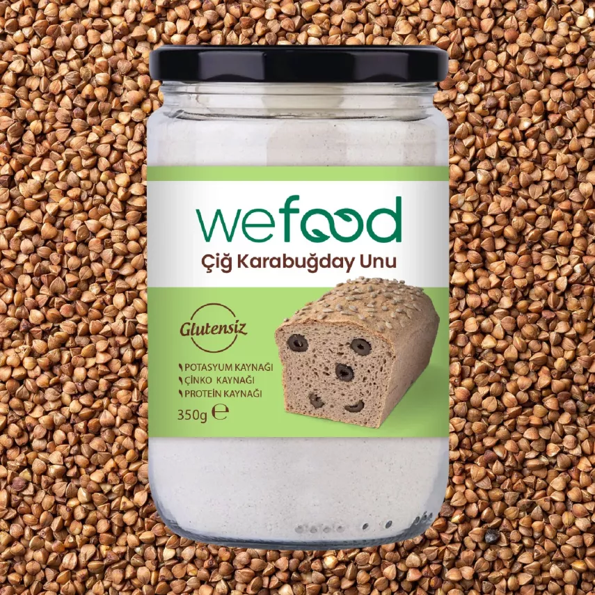 Wefood Çiğ Karabuğday Unu Glutensiz (350 gr) - 2