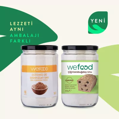 Wefood Çiğ Karabuğday Unu Glutensiz (350 gr) - 3